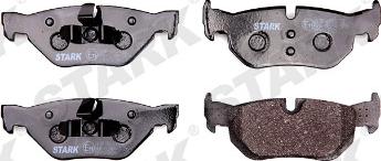 Stark SKBP-0010070 - Brake Pad Set, disc brake autospares.lv