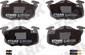 Stark SKBP-0010072 - Brake Pad Set, disc brake autospares.lv