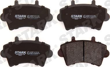 Stark SKBP-0010196 - Brake Pad Set, disc brake autospares.lv