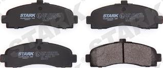 Stark SKBP-0010190 - Brake Pad Set, disc brake autospares.lv