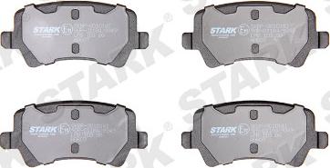Stark SKBP-0010141 - Brake Pad Set, disc brake autospares.lv