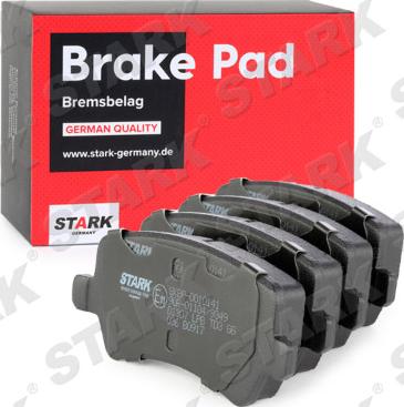 Stark SKBP-0010141 - Brake Pad Set, disc brake autospares.lv