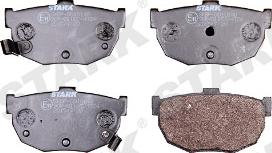 Stark SKBP-0010148 - Brake Pad Set, disc brake autospares.lv