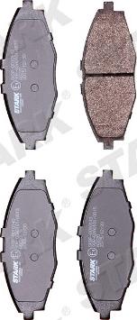 Stark SKBP-0010143 - Brake Pad Set, disc brake autospares.lv