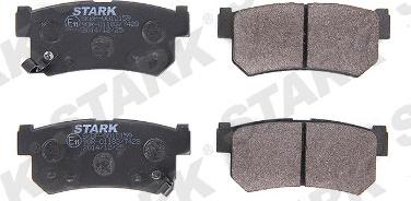 Stark SKBP-0010159 - Brake Pad Set, disc brake autospares.lv