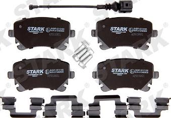 Stark SKBP-0010155 - Brake Pad Set, disc brake autospares.lv