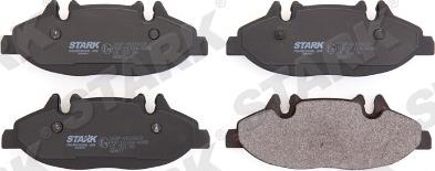 Stark SKBP-0010169 - Brake Pad Set, disc brake autospares.lv