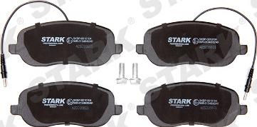 Stark SKBP-0010104 - Brake Pad Set, disc brake autospares.lv