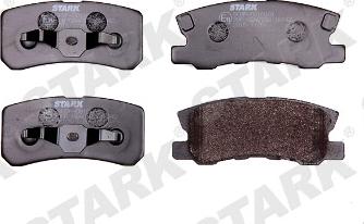 Stark SKBP-0010101 - Brake Pad Set, disc brake autospares.lv