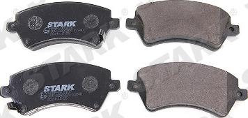 Stark SKBP-0010107 - Brake Pad Set, disc brake autospares.lv