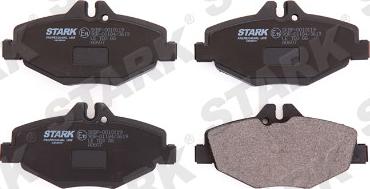 Stark SKBP-0010119 - Brake Pad Set, disc brake autospares.lv