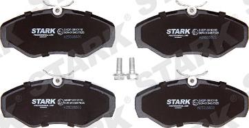 Stark SKBP-0010110 - Brake Pad Set, disc brake autospares.lv