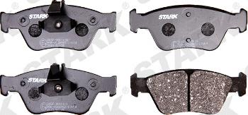 Stark SKBP-0010118 - Brake Pad Set, disc brake autospares.lv