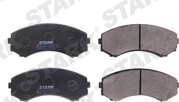 Stark SKBP-0010186 - Brake Pad Set, disc brake autospares.lv