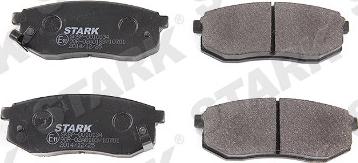 Stark SKBP-0010134 - Brake Pad Set, disc brake autospares.lv