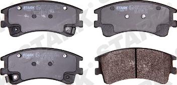 Stark SKBP-0010136 - Brake Pad Set, disc brake autospares.lv