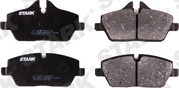 Stark SKBP-0010138 - Brake Pad Set, disc brake autospares.lv