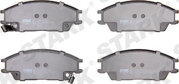 Stark SKBP-0010132 - Brake Pad Set, disc brake autospares.lv