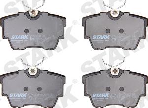 Stark SKBP-0010124 - Brake Pad Set, disc brake autospares.lv