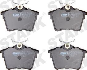 Stark SKBP-0010128 - Brake Pad Set, disc brake autospares.lv