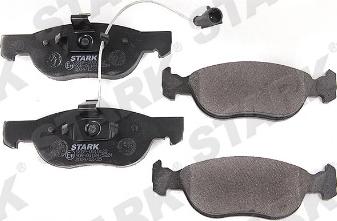 Stark SKBP-0010122 - Brake Pad Set, disc brake autospares.lv