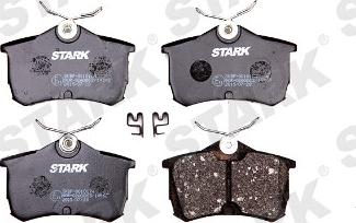 Stark SKBP-0010174 - Brake Pad Set, disc brake autospares.lv