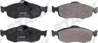 Stark SKBP-0010172 - Brake Pad Set, disc brake autospares.lv