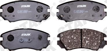 Stark SKBP-0010177 - Brake Pad Set, disc brake autospares.lv