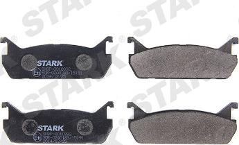 Stark SKBP-0010392 - Brake Pad Set, disc brake autospares.lv