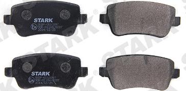 Stark SKBP-0010397 - Brake Pad Set, disc brake autospares.lv