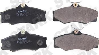 Stark SKBP-0010358 - Brake Pad Set, disc brake autospares.lv