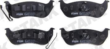 Stark SKBP-0010384 - Brake Pad Set, disc brake autospares.lv