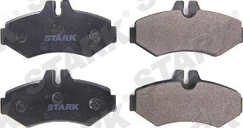 Stark SKBP-0010386 - Brake Pad Set, disc brake autospares.lv