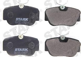 Stark SKBP-0010332 - Brake Pad Set, disc brake autospares.lv