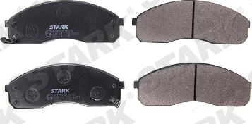 Stark SKBP-0010378 - Brake Pad Set, disc brake autospares.lv