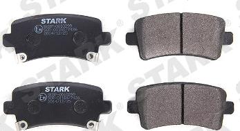 Stark SKBP-0010299 - Brake Pad Set, disc brake autospares.lv