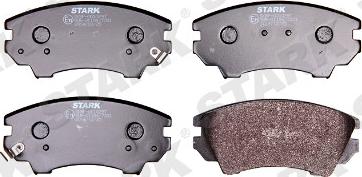 Stark SKBP-0010297 - Brake Pad Set, disc brake autospares.lv