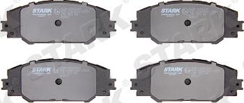 Stark SKBP-0010241 - Brake Pad Set, disc brake autospares.lv