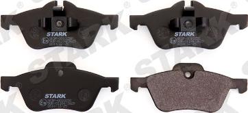 Stark SKBP-0010250 - Brake Pad Set, disc brake autospares.lv