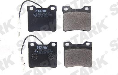 Stark SKBP-0010266 - Brake Pad Set, disc brake autospares.lv