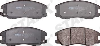 Stark SKBP-0010209 - Brake Pad Set, disc brake autospares.lv