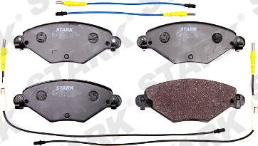 Stark SKBP-0010206 - Brake Pad Set, disc brake autospares.lv