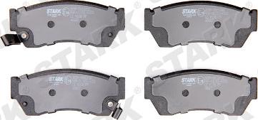 Stark SKBP-0010208 - Brake Pad Set, disc brake autospares.lv