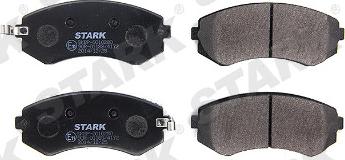 Stark SKBP-0010280 - Brake Pad Set, disc brake autospares.lv