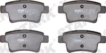 Stark SKBP-0010281 - Brake Pad Set, disc brake autospares.lv