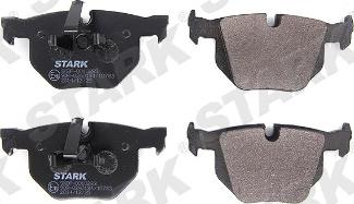 Stark SKBP-0010283 - Brake Pad Set, disc brake autospares.lv