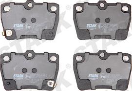 Stark SKBP-0010223 - Brake Pad Set, disc brake autospares.lv