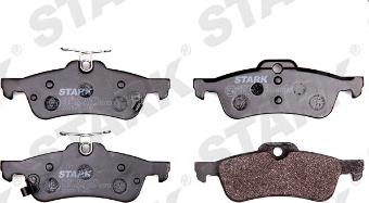 Stark SKBP-0010275 - Brake Pad Set, disc brake autospares.lv