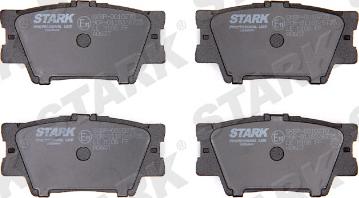 Stark SKBP-0010270 - Brake Pad Set, disc brake autospares.lv