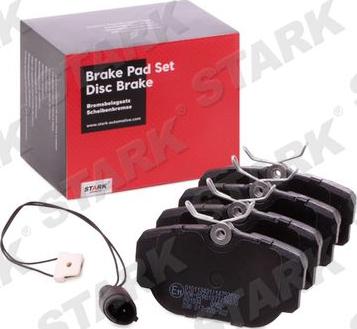 Stark SKBP-0011964 - Brake Pad Set, disc brake autospares.lv